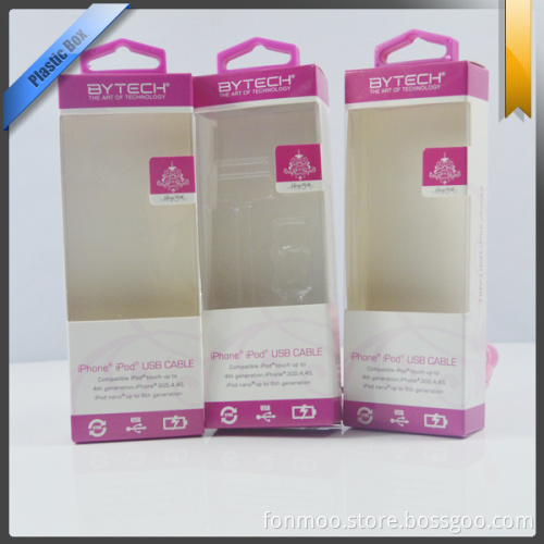 Paper Box with Blister Packaging Insert for Cables